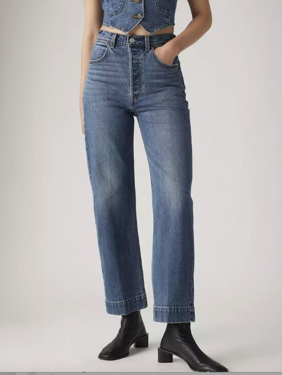 Levi's Ribcage Straight Ankle Tailored Women's Jeans - Picture 2 of 8
